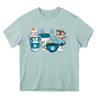 Arona Winter Coffee Cups Heavy Core Tee - Artiststas