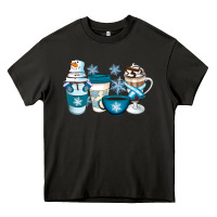 Asphalt Winter Coffee Cups Heavy Core Tee - Artiststas