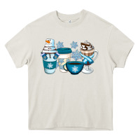 Winter Coffee Cups Heavy Core Tee | Teevron