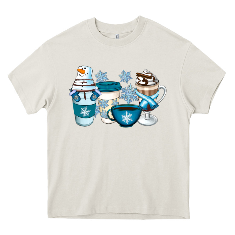 Winter Coffee Cups Heavy Core Tee by Artiststas | Teevron