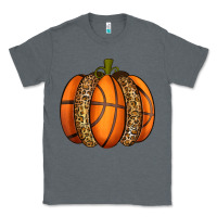 Charcoal Heather Basketball Pumpkin Classic Tee - texasbilliewilder