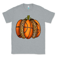 Heather Grey Basketball Pumpkin Classic Tee - texasbilliewilder