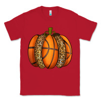 Red Basketball Pumpkin Classic Tee - texasbilliewilder