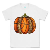 White Basketball Pumpkin Classic Tee - texasbilliewilder