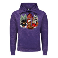 Cloud Purple hanging with my gnomies Vintage Hoodie - CowGirlArtShop