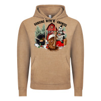 Vintage Coffee hanging with my gnomies Vintage Hoodie - CowGirlArtShop