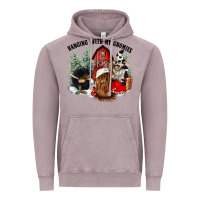 Vintage Zinc hanging with my gnomies Vintage Hoodie - CowGirlArtShop
