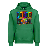 Emerald proud mom with sunflower Urban Hoodie - AdoDesignShop