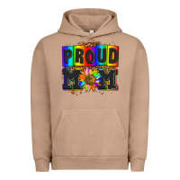 Pigment Burro proud mom with sunflower Urban Hoodie - AdoDesignShop