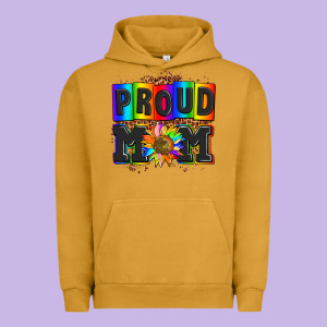 Proud Mom With Sunflower Urban Hoodie Designed By Adodesignshop