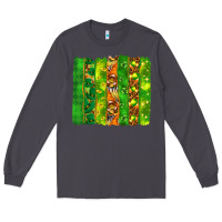 Smoke St. Patrick's Day brushstrokes Long Sleeve Tee - HowdyJamesFarm