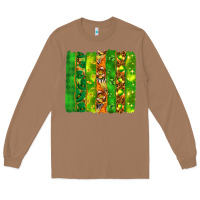 Toasted Coconut St. Patrick's Day brushstrokes Long Sleeve Tee - HowdyJamesFarm