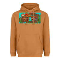 Meerkat brave turquoise leopard cactus and floral arrow licanse plate Heavyweight Hoodie - Artiststas