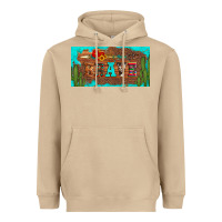 Mushroom brave turquoise leopard cactus and floral arrow licanse plate Heavyweight Hoodie - Artiststas