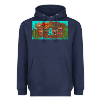 Navy brave turquoise leopard cactus and floral arrow licanse plate Heavyweight Hoodie - Artiststas