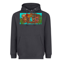 Smoke brave turquoise leopard cactus and floral arrow licanse plate Heavyweight Hoodie - Artiststas