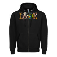 Black Western Love Holstein Cow Zipper Hoodie - LillyAllenDesigns
