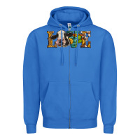 True Royal Western Love Holstein Cow Zipper Hoodie - LillyAllenDesigns