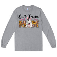 Heather Grey western bull terrier mom Long Sleeve Tee - RanaPortraitStore