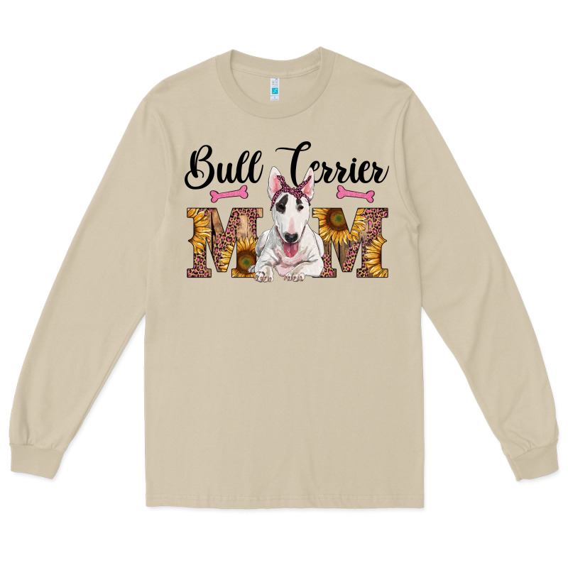 Western Bull Terrier Mom Long Sleeve Tee by RanaPortraitStore | Teevron