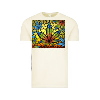 Vintage Arctic stained glass weed Vintage Tee - TumblerDesignByShophia