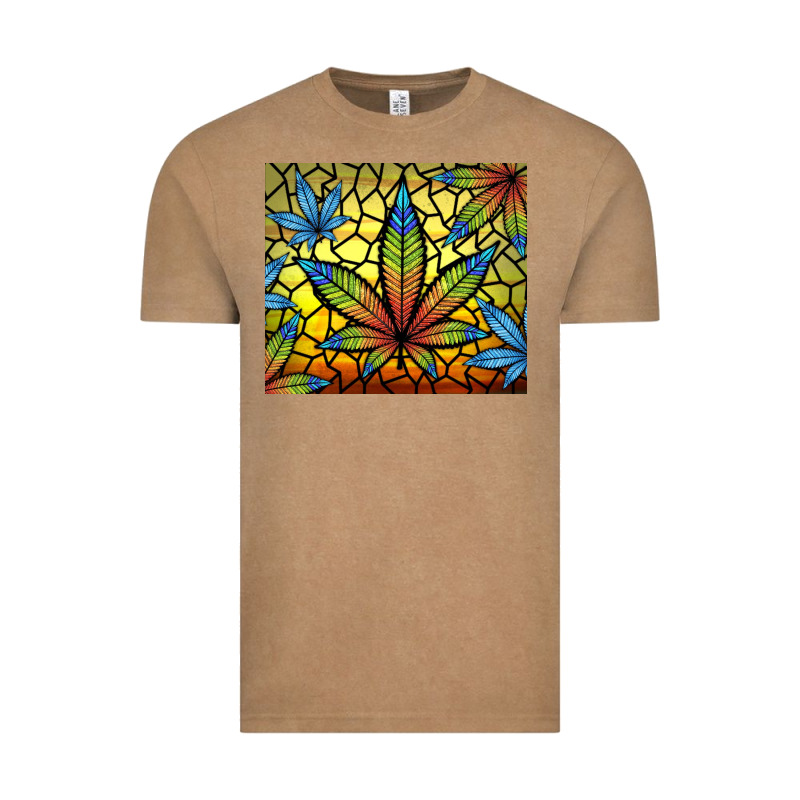 Stained Glass Weed Vintage Tee by TumblerDesignByShophia | Teevron