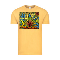 Vintage Mustard stained glass weed Vintage Tee - TumblerDesignByShophia