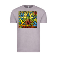 Vintage Zinc stained glass weed Vintage Tee - TumblerDesignByShophia