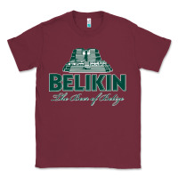 Burgundy Belikin Beer Classic Tee - trangStudio