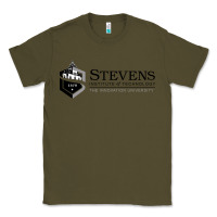 Army Green stevens institute of technology Classic Tee - SnappyArt