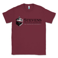 Burgundy stevens institute of technology Classic Tee - SnappyArt