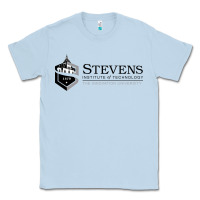 Dusty Blue stevens institute of technology Classic Tee - SnappyArt