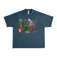 Midnight Navy airport agent mardi gras Urban Heavy Tee - CowGirlArtShop