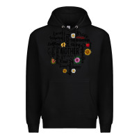 Black Mother Premium Hoodie - CowhideDigitalArt