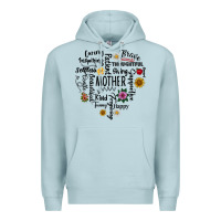 Blue Mist Mother Premium Hoodie - CowhideDigitalArt