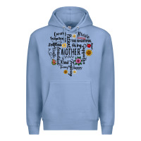 Colony Blue Mother Premium Hoodie - CowhideDigitalArt