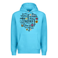 Ocean Blue Mother Premium Hoodie - CowhideDigitalArt