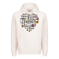 Pale Pink Mother Premium Hoodie - CowhideDigitalArt
