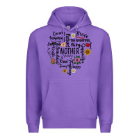 Purple Mother Premium Hoodie - CowhideDigitalArt