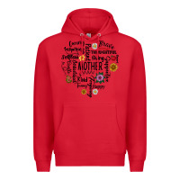 Red Mother Premium Hoodie - CowhideDigitalArt
