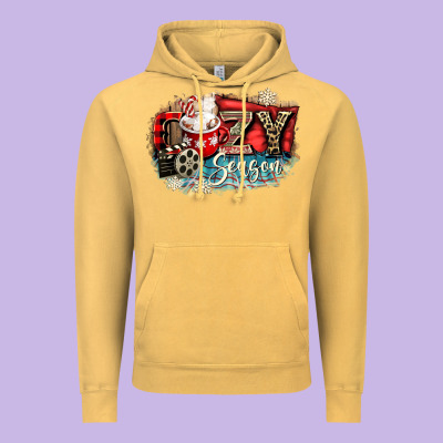 Cozy Season Vintage Hoodie Designed By Cowgirlartshop
