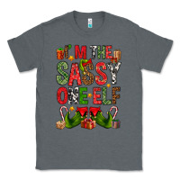 Charcoal Heather I'm the sassy on the elf Classic Tee - NancyCooperArtShop