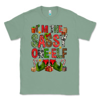 Sage I'm the sassy on the elf Classic Tee - NancyCooperArtShop