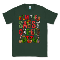 Sports Green I'm the sassy on the elf Classic Tee - NancyCooperArtShop