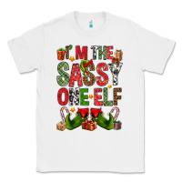 White I'm the sassy on the elf Classic Tee - NancyCooperArtShop