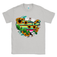 Moon Dust America Map Sunflower Cactus Serape Classic Tee - RanaPortraitStore