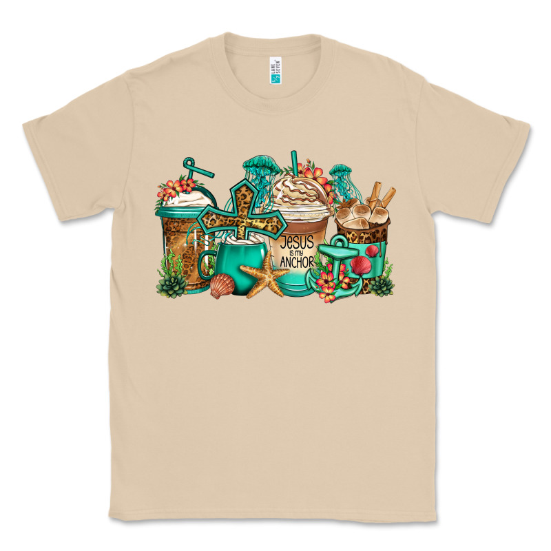 Jesus Is My Anchor Coffee Cups Classic Tee by Jasminsmagicworld | Teevron
