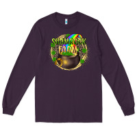 Plum St. Patrick's Shamrock farm Long Sleeve Tee - CowGirlArtShop