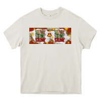 Cream Stink stank stunk Heavy Core Tee - Artiststas