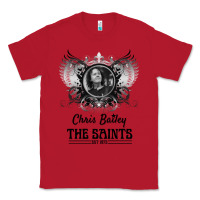 Red Chris Bailey Classic Tee - FloraArt